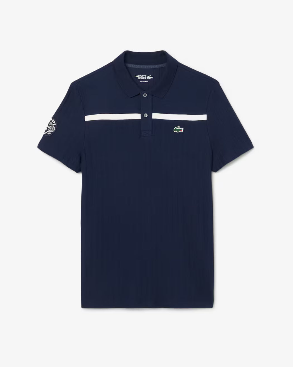 Lacoste Men's Ultra Dry Badge Accent Tennis Heritage Polo