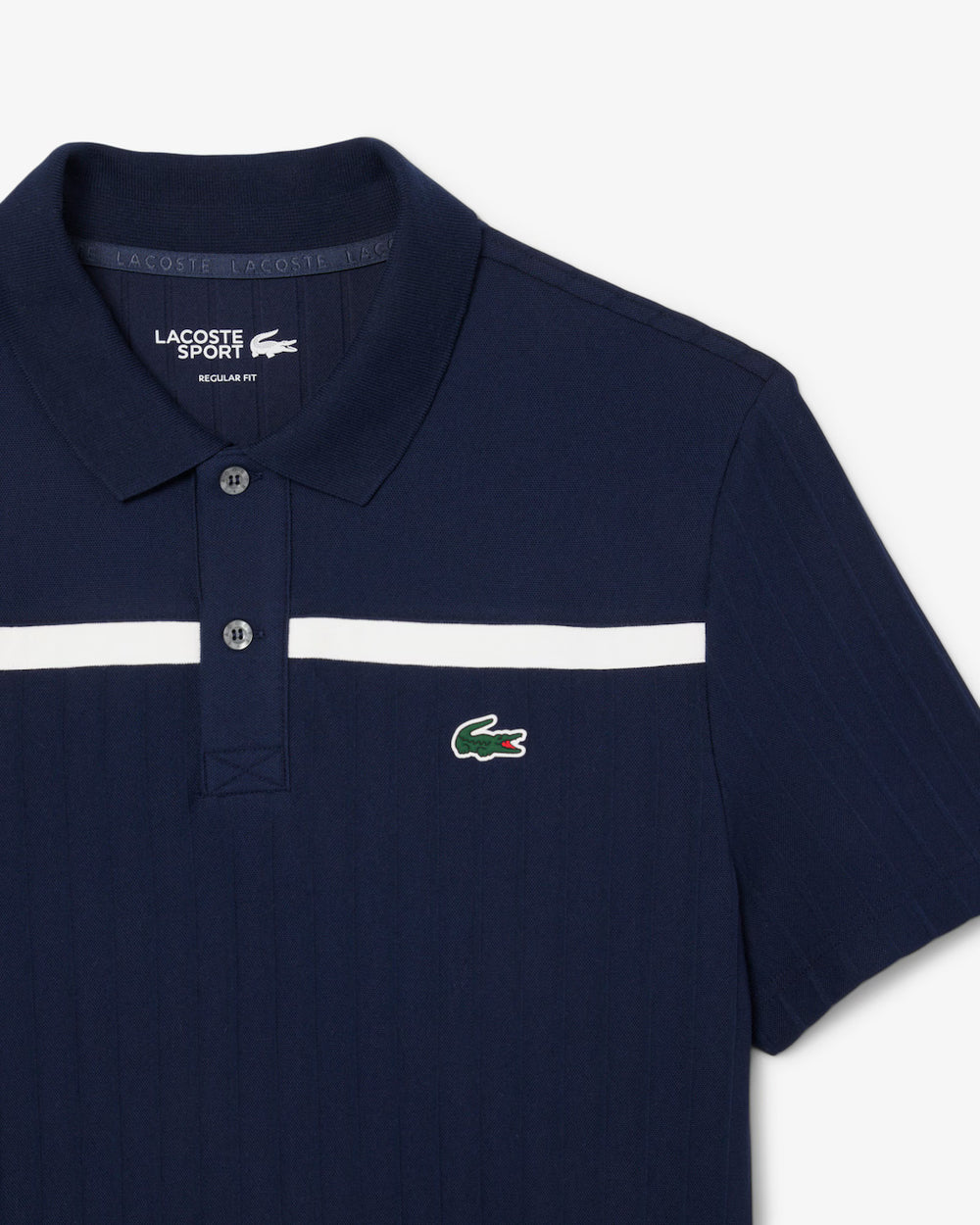 Lacoste Men's Ultra Dry Badge Accent Tennis Heritage Polo