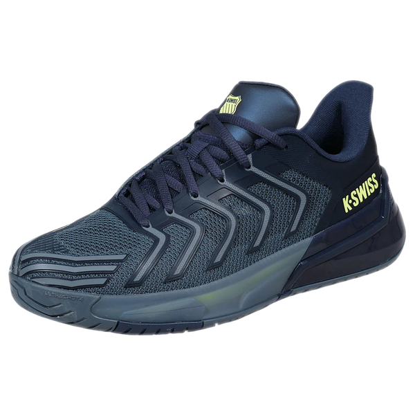 K-Swiss Ultrashot 4 Men's Tennis Shoe (Vintage Indigo/Naval Academy/Luminary Green)