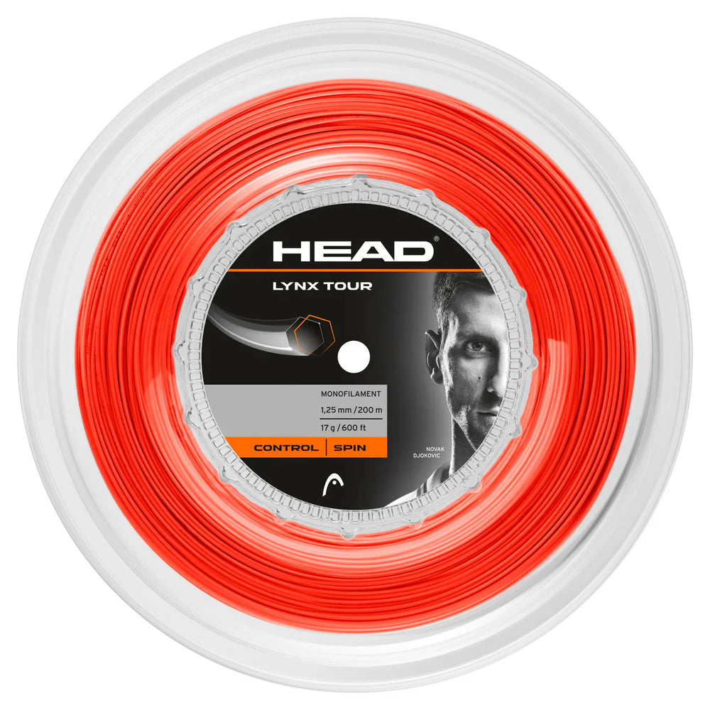 [HALF-SET] Head Lynx Tour Tennis String (Orange) (Reel)