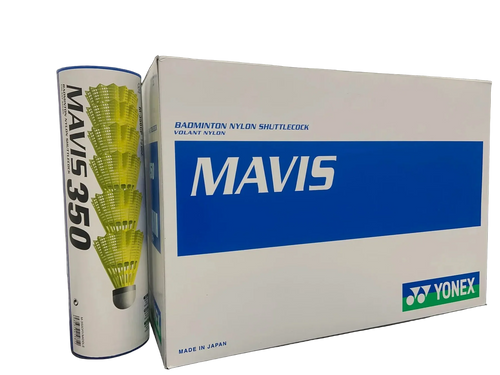Yonex Mavis 350 Nylon Badminton Shuttlecocks Case (10 cans of 6)