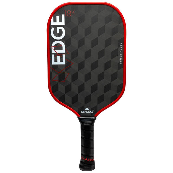 Diadem Edge 18K Power Pickleball Racket (Red)
