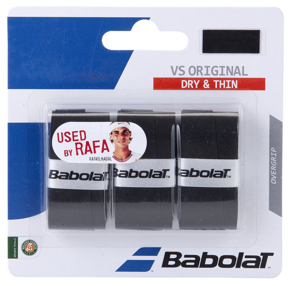 Babolat VS Original Overgrip 3 Pack (Black)