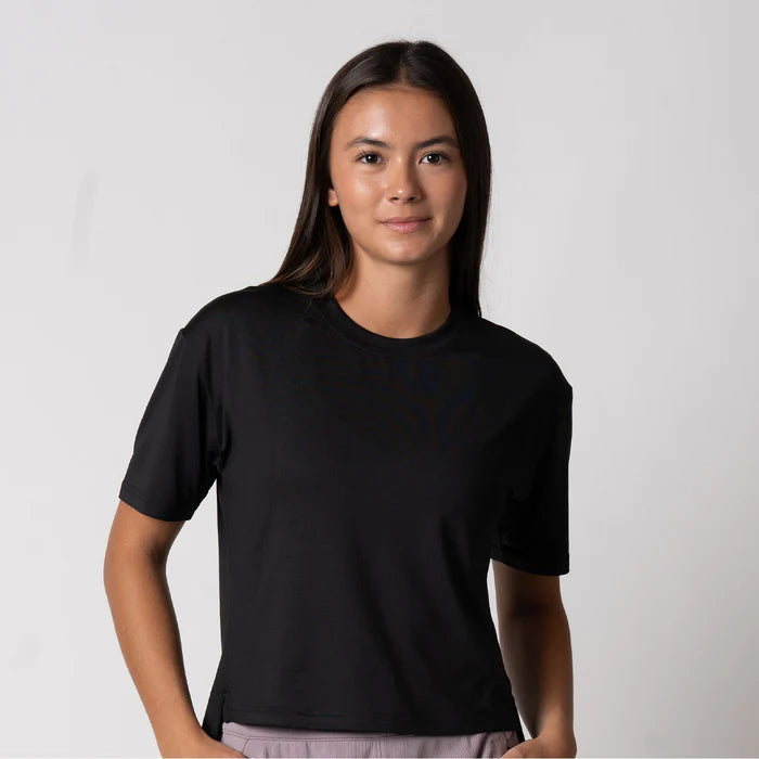 Womens Court Crop Tee