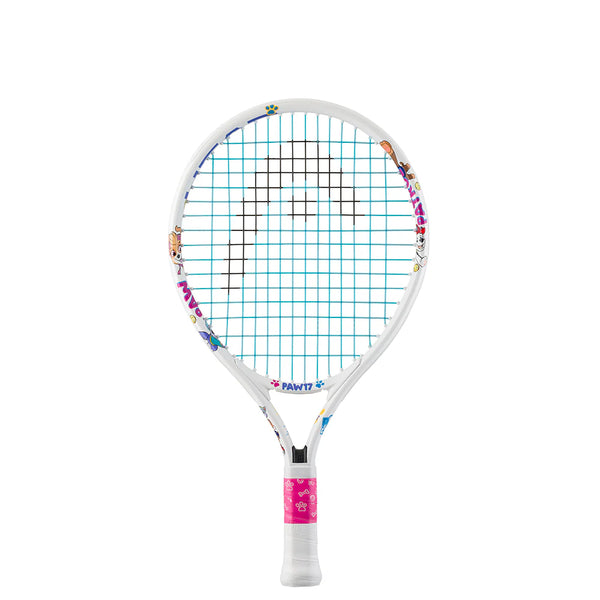 Head Kids' Paw Patrol 17 Tennis Racquet with Free Cover (White)