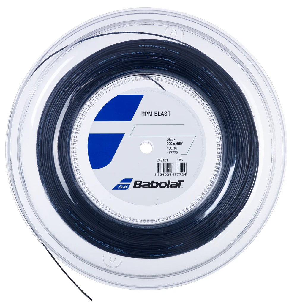 [HALF-SET] Babolat RPM Blast Tennis String (Black) (Reel)