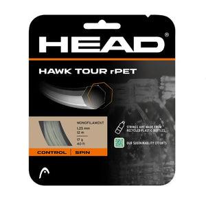 Head Hawk Tour rPet Tennis String (Natural)