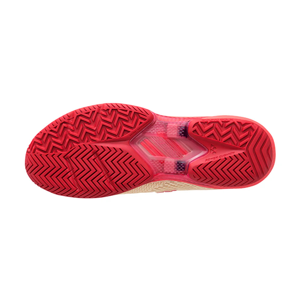 Yonex Power Cushion AD Accel Women's Tennis Shoe (Beige/Pink)