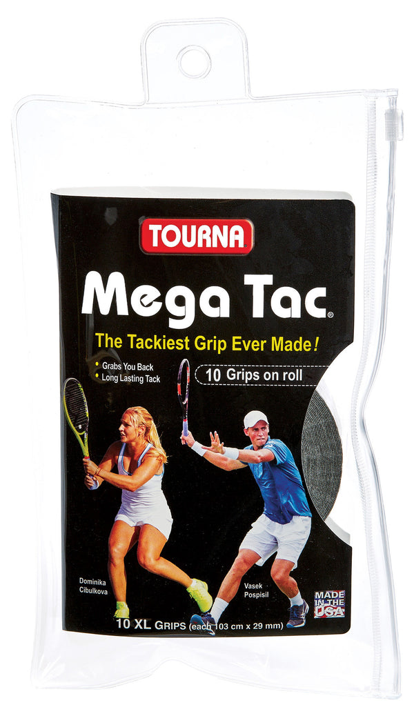 Tourna Mega Tac Overgrip 10‑Pack