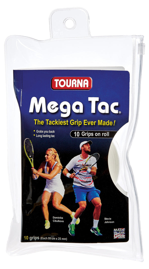 Tourna Mega Tac Overgrip 10‑Pack