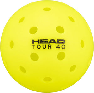Head Tour 40 Pickleballs Case (100 balls)