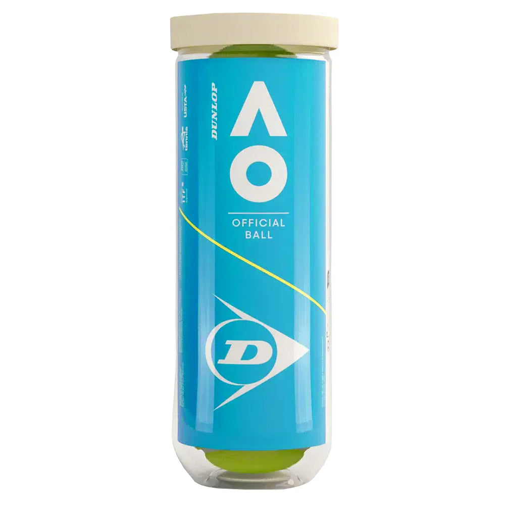 Dunlop Australian Open Regular Duty Tennis Balls (Can)