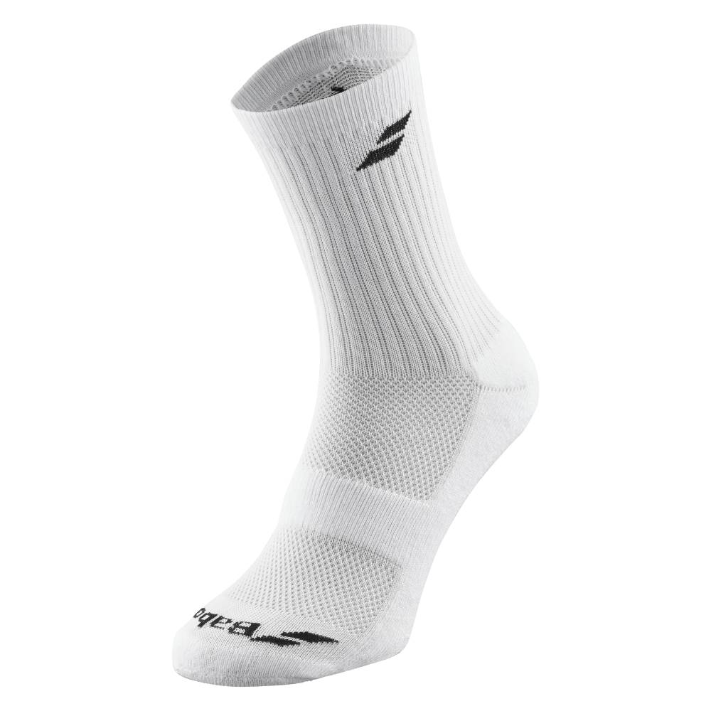 Babolat Unisex Socks 3 Pack (White)