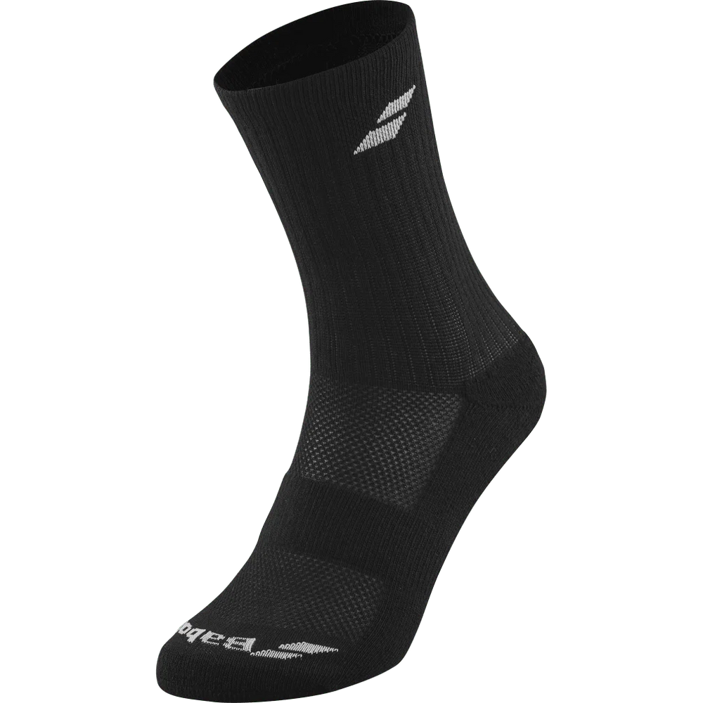 Babolat Unisex Socks 3 Pack (Black)
