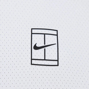 Nike Men's  Advantage Court Dri-FIT Tennis Top (White/Black)
