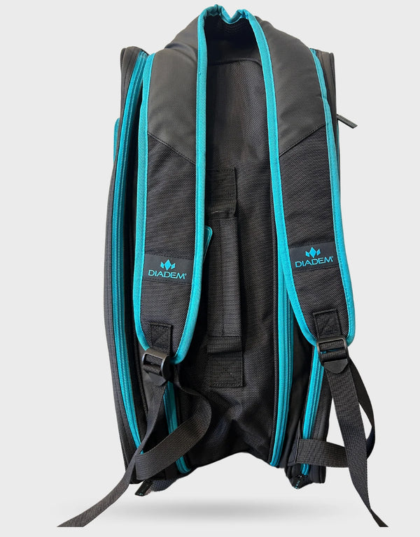 Diadem Tour V3 Pickleball Bag (Black/Teal)