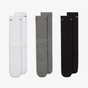 Nike Everyday Cushioned Training Crew Socks 3 Pairs (Multi-Color)
