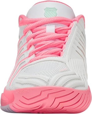 K-Swiss Ultrashot 4 Women's Tennis Shoe (White/Neon Pastel Pink/Hot Neon Pink)