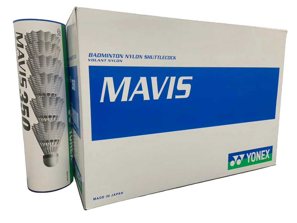 Yonex Mavis 350 Nylon Badminton Shuttlecocks Case (10 cans of 6)