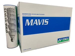 Yonex Mavis 350 Nylon Badminton Shuttlecocks Case (10 cans of 6)