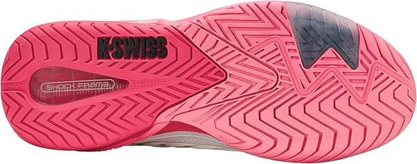 K-Swiss Ultrashot 4 Women's Tennis Shoe (White/Neon Pastel Pink/Hot Neon Pink)