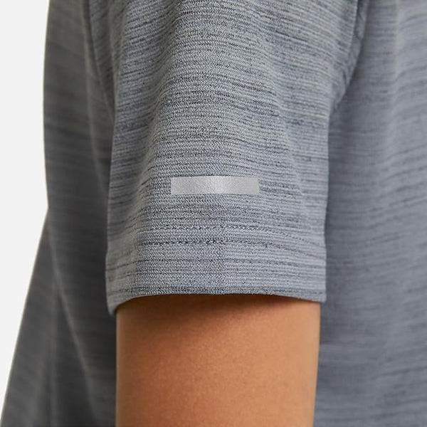 Nike Dri-FIT Miler Boys' Training top (Smoke/Grey)