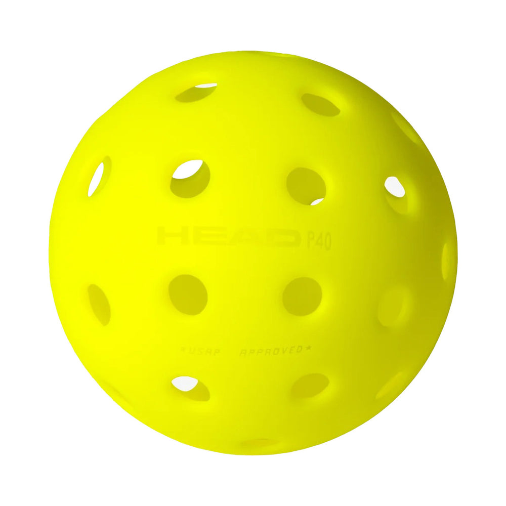 Head Pro 40 - Outdoor Pickleball Balls (# Pack)