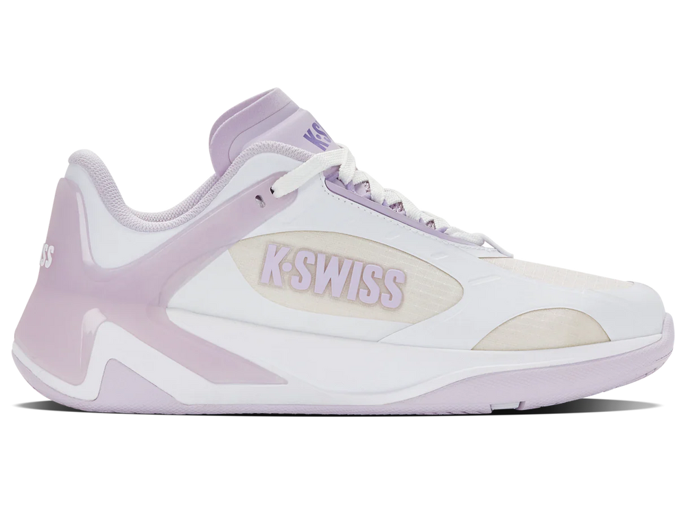 K-Swiss K-Frame Women Pickleball Shoe (White-Orchid/Hush)