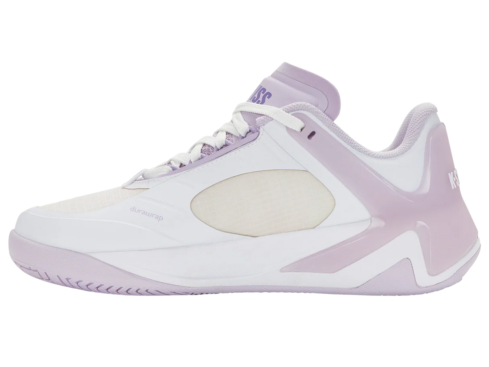 K-Swiss K-Frame Women Pickleball Shoe (White-Orchid/Hush)