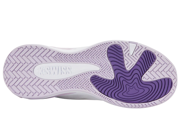 K-Swiss K-Frame Women Pickleball Shoe (White-Orchid/Hush)