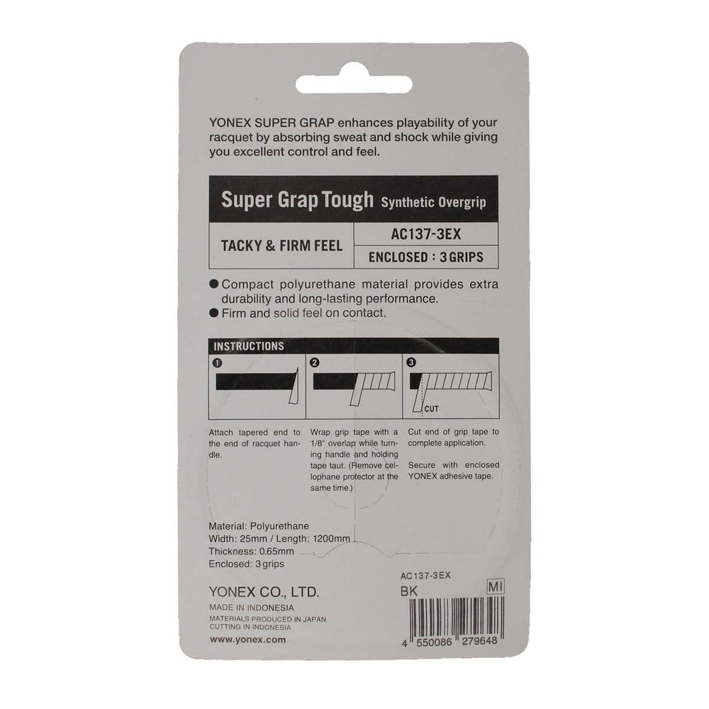 Yonex Super Grap Tough Overgrip 3 Pack