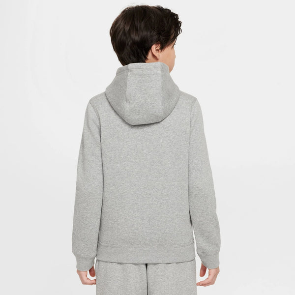 Nike Kids Sportswear Club Fleece Hoodie 'Heather Grey'
