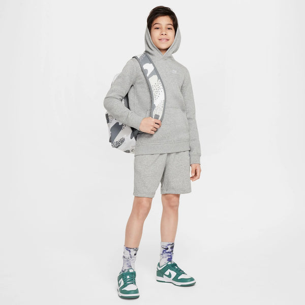 Nike Kids Sportswear Club Fleece Hoodie 'Heather Grey'