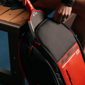 JOOLA Agassi Vision II Backpack (Black/Red)
