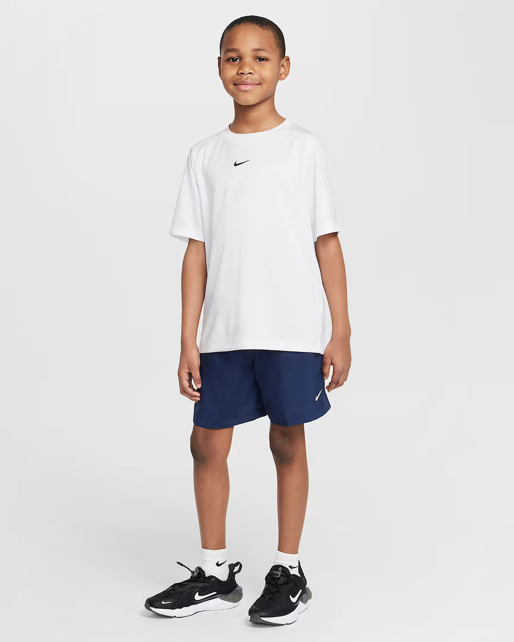 Nike Boy's Dri-FIT Multi Training Short (Midnight Navy/White)