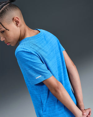 Nike Dri-FIT Miler Boys' Training top (Light Photo Blue)