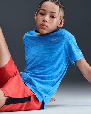 Nike Dri-FIT Miler Boys' Training top (Light Photo Blue)