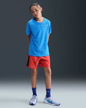 Nike Dri-FIT Miler Boys' Training top (Light Photo Blue)
