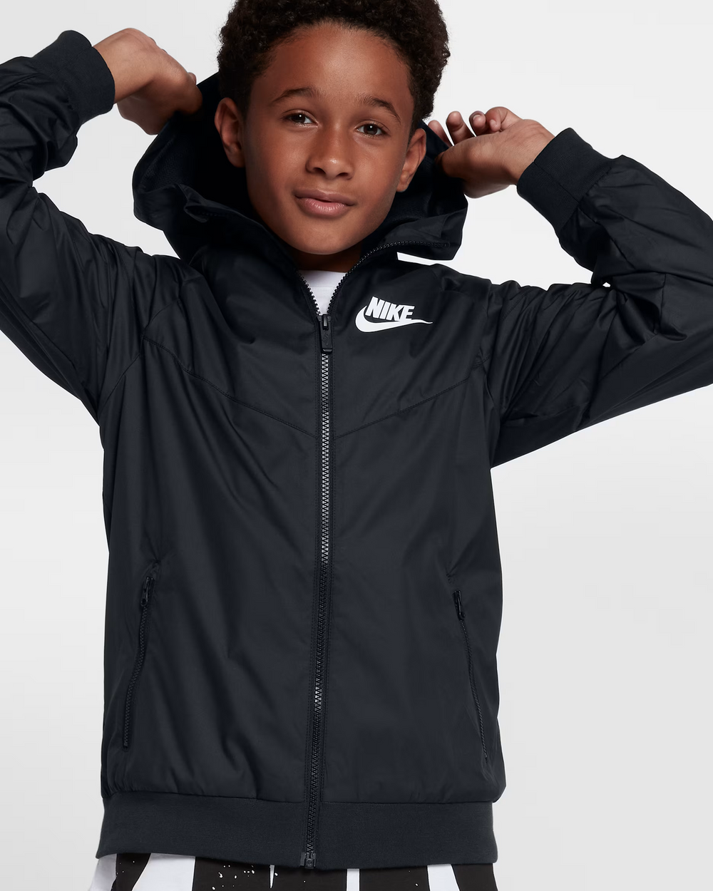 Nike Sportswear Windrunner Big Kids' (Boys') Loose Hip-Length Hooded Jacket