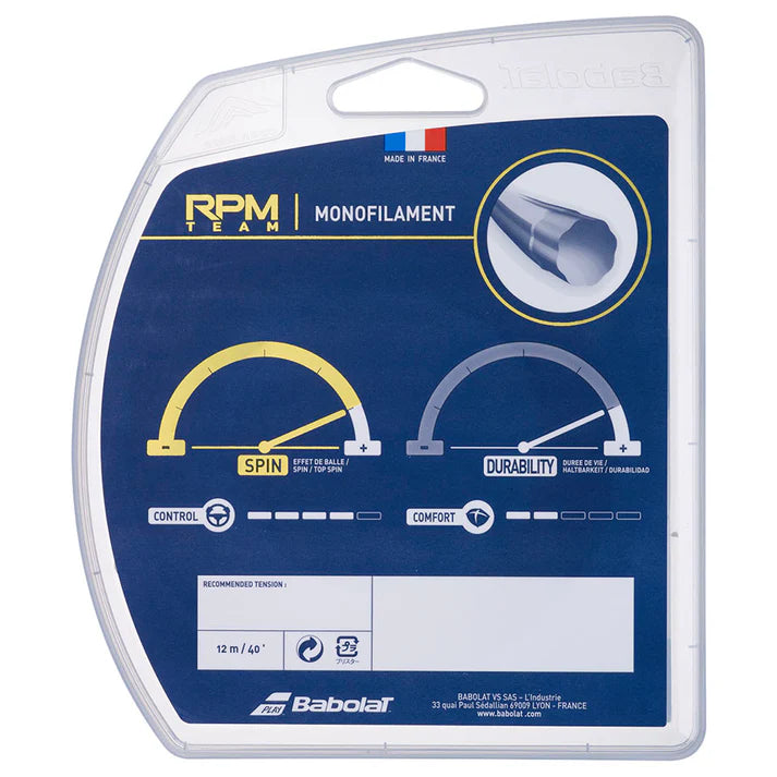 Babolat RPM Team Tennis String (Black)