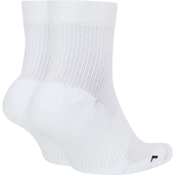 Nike Court Multiplier Max Ankle Socks (2-Pack) – White