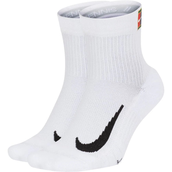 Nike Court Multiplier Max Ankle Socks (2-Pack) – White