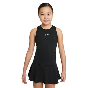 Nike Girls' Dri-FIT Victory Tank (Black/White)
