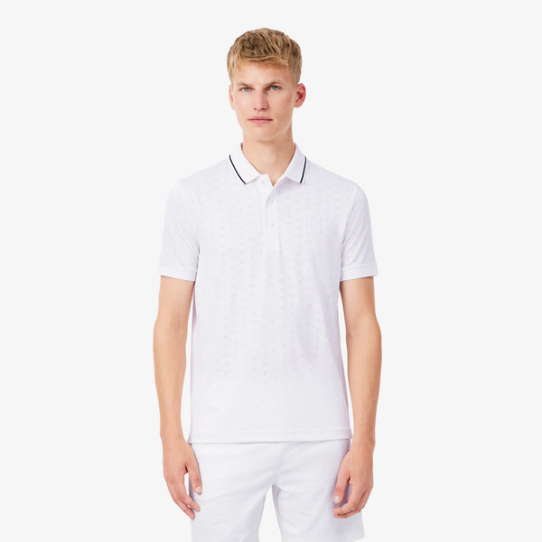 Lacoste Men's Heritage Ultra Dry Stretch Polo Shirt (White)