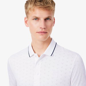 Lacoste Men's Heritage Ultra Dry Stretch Polo Shirt (White)