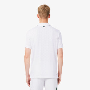 Lacoste Men's Heritage Ultra Dry Stretch Polo Shirt (White)