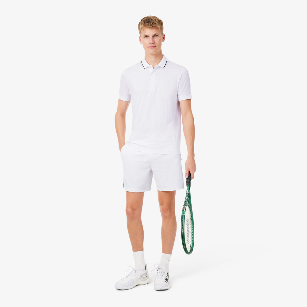 Lacoste Men's Heritage Ultra Dry Stretch Polo Shirt (White)