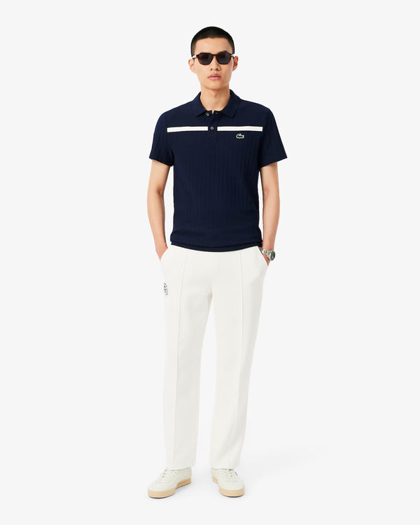 Lacoste Men's Ultra Dry Badge Accent Tennis Heritage Polo