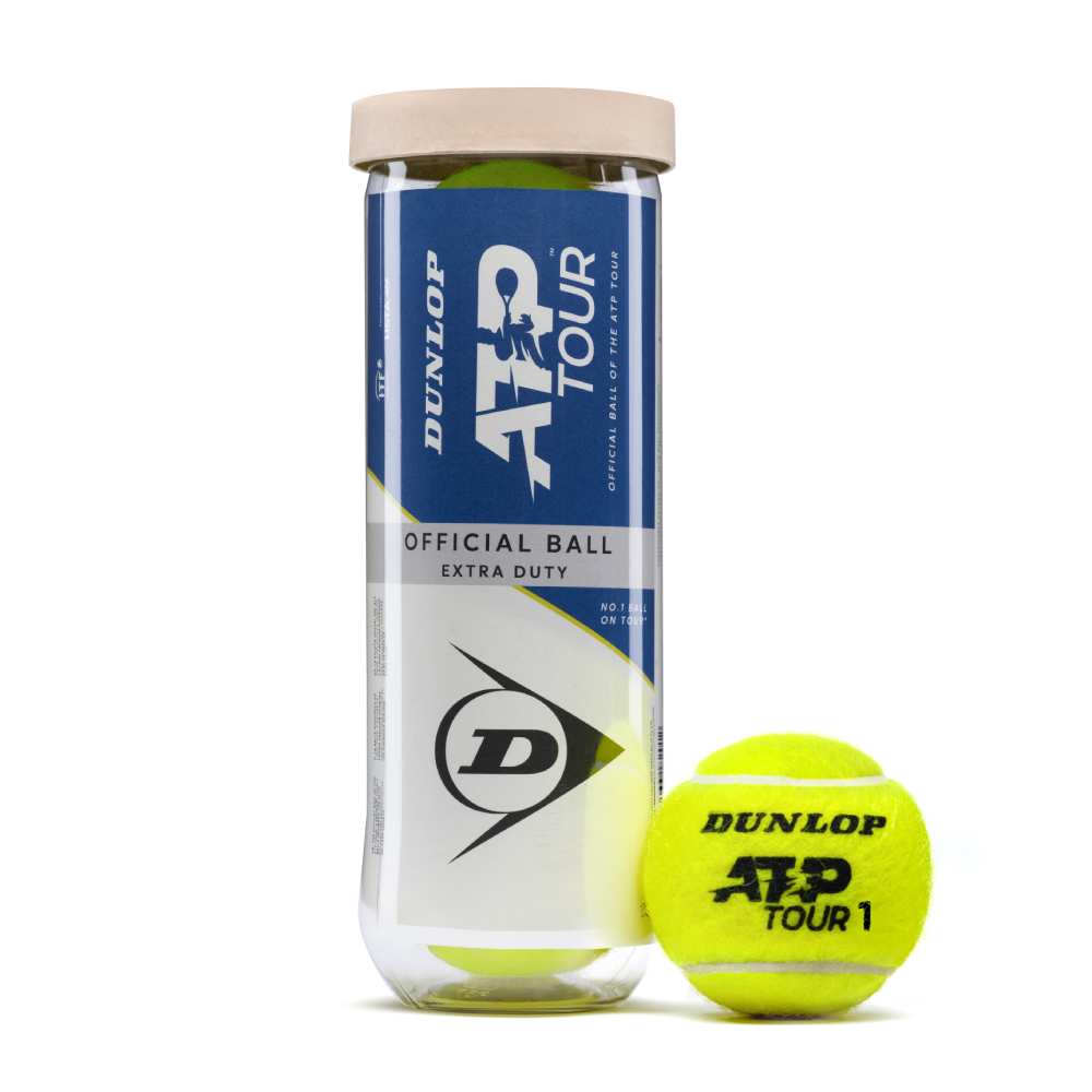 Dunlop ATP Tour Extra Duty Tennis Ball (3 Ball)