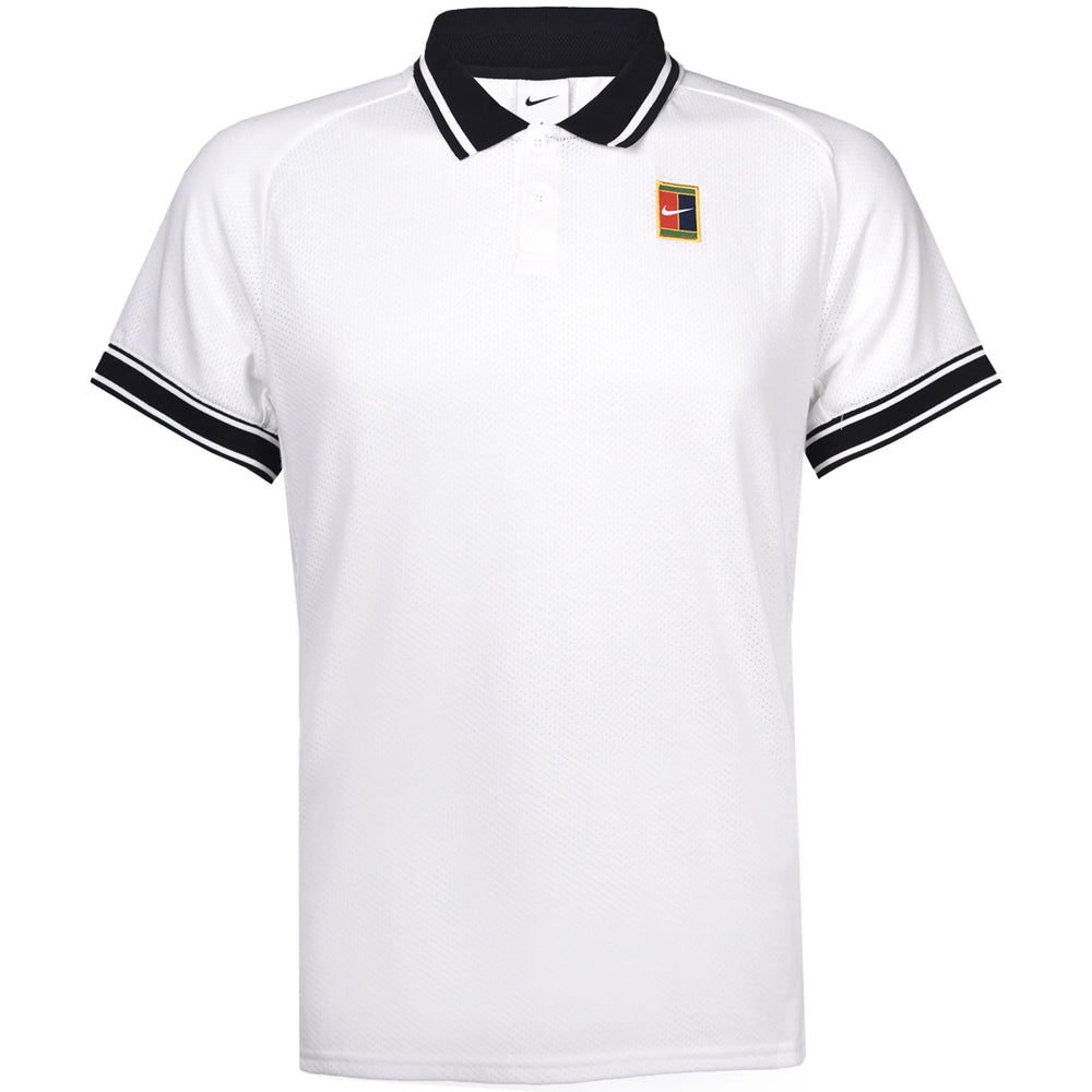 Nike Men's Polo Dri-Fit Heritage (White/Black)
